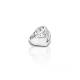 Princess Cut White Diamonds 14KT White Gold Ring