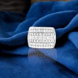 Princess Cut White Diamonds 14KT White Gold Ring