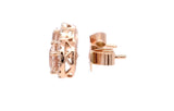 14K Morganite Studs