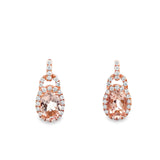 14K Morganite Earrings