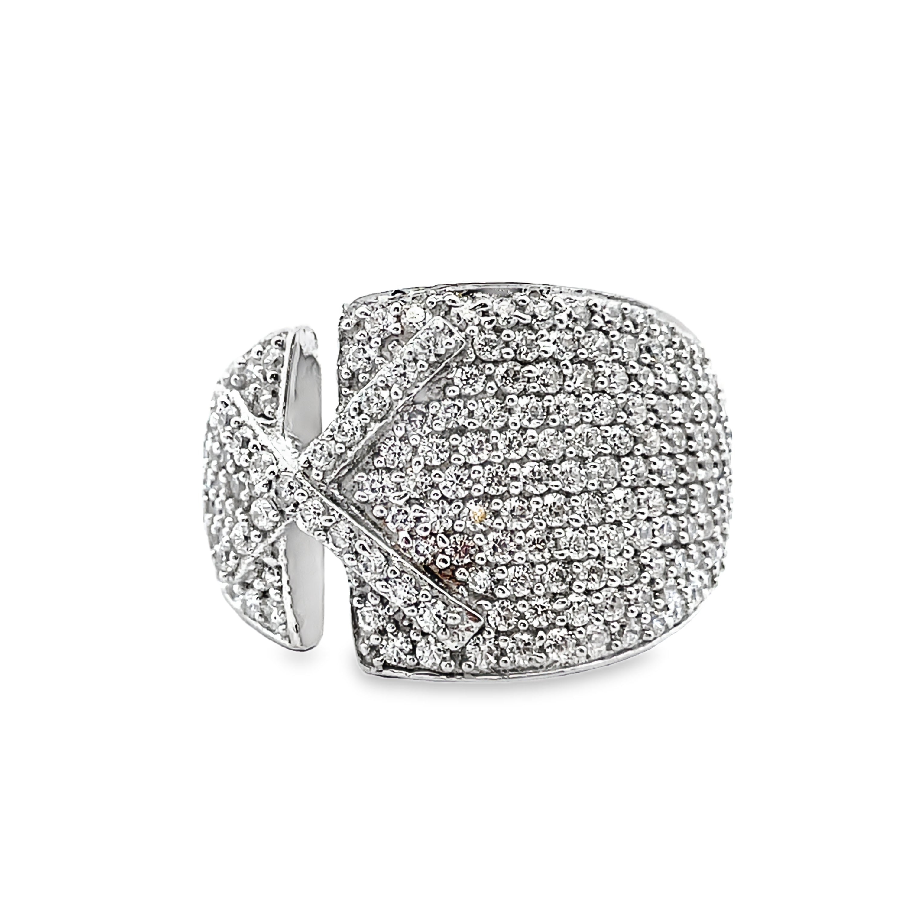 925 Sterling Silver CZ Band