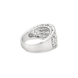 14KT WHITE GOLD ROUND BRILLIANT CUT DIAMOND BAND