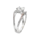 925 Sterling Silver CZ Bridal Ring