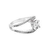 925 Sterling Silver CZ Bridal Ring