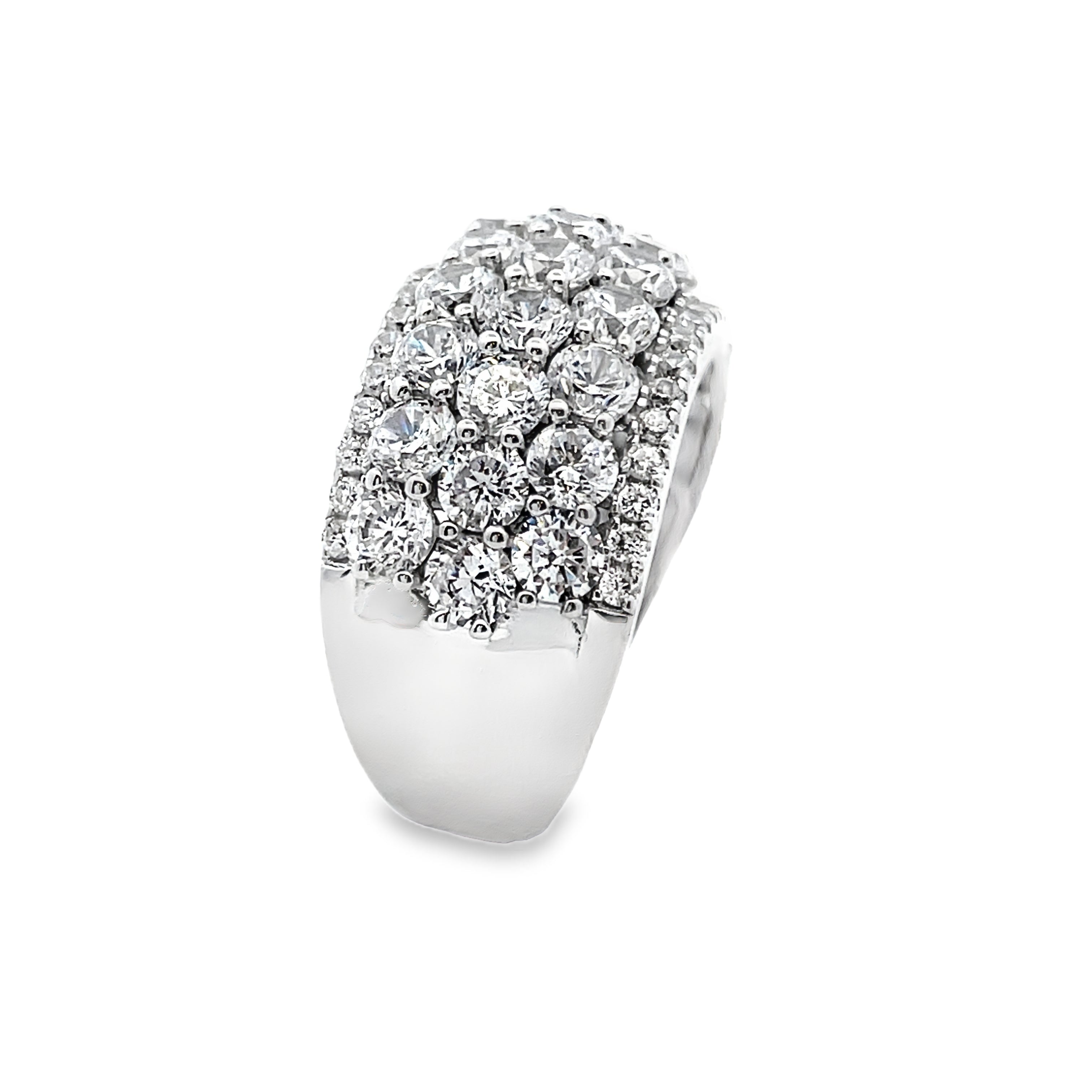 925 Sterling Silver CZ Band