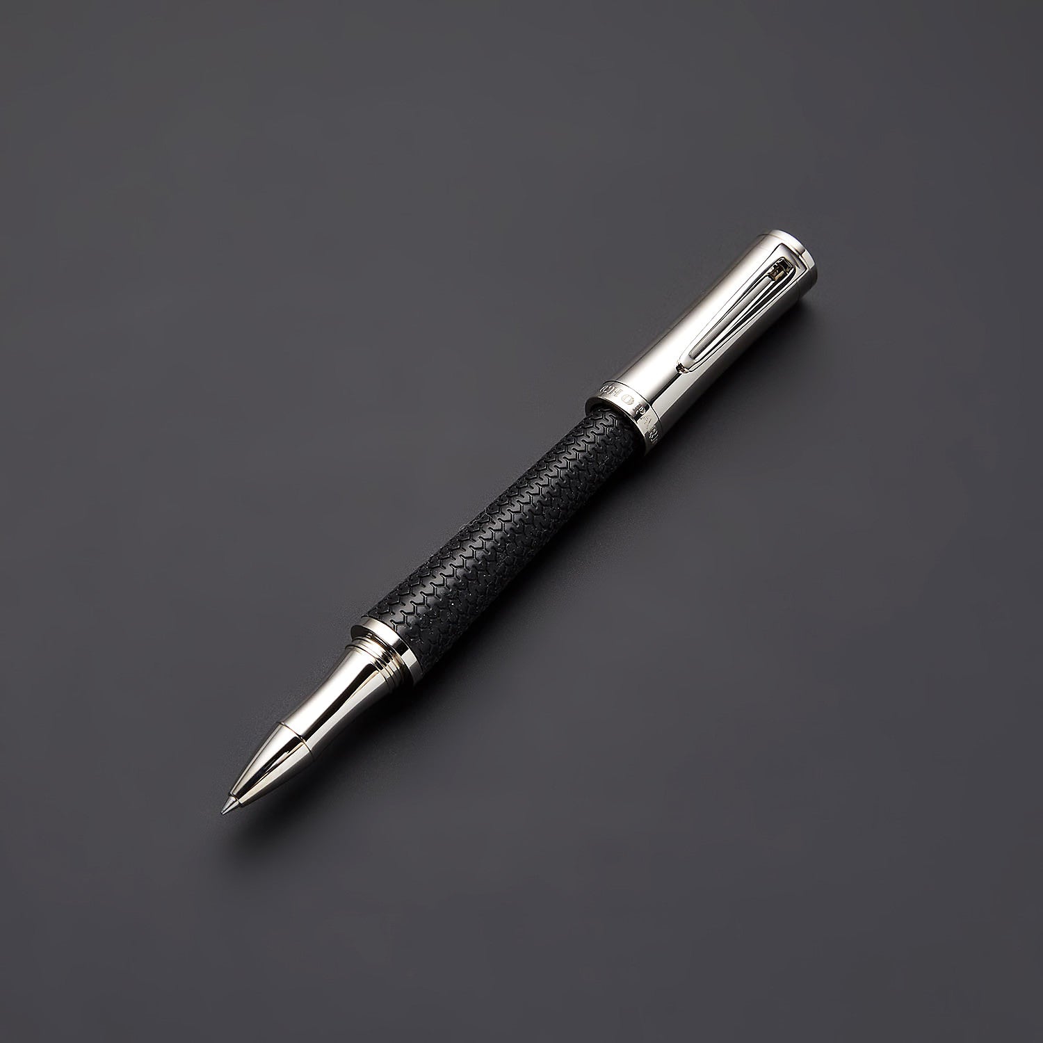 Racing Palladium + Black Rubber Rollerball Pen - Chopard